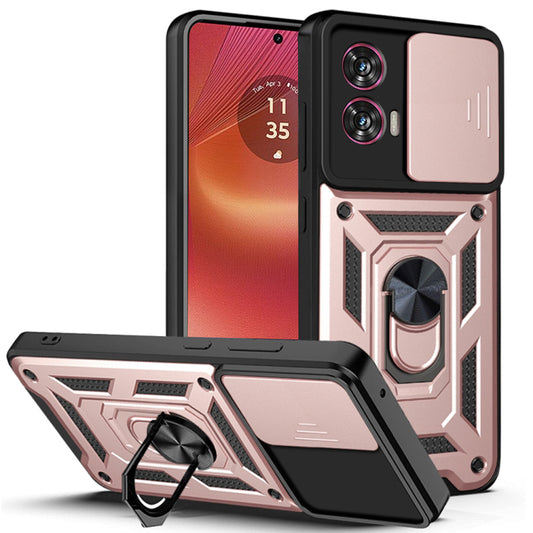 Kotelo Motorola Edge 50 Fusion, Techsuit, CamShield, Pinkki