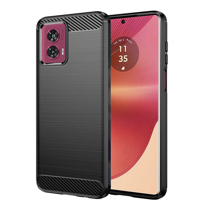 Suojakuori Motorola Edge 50 Fusionille, Techsuit, Hiili, Musta