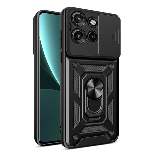 Kuori Motorola Edge 50 Neolle, Techsuit, CamShield, Musta