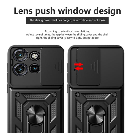 Kuori Motorola Edge 50 Neolle, Techsuit, CamShield, Musta
