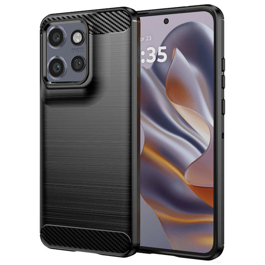 Suojakuori Motorola Edge 50 Neo:lle, Techsuit, Hiili, Musta