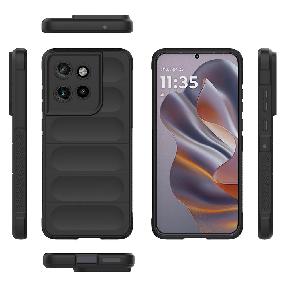 Kuori Motorola Edge 60 Neo / Edge 50 Neo -puhelimelle, Techsuit, Magic Shield, Musta
