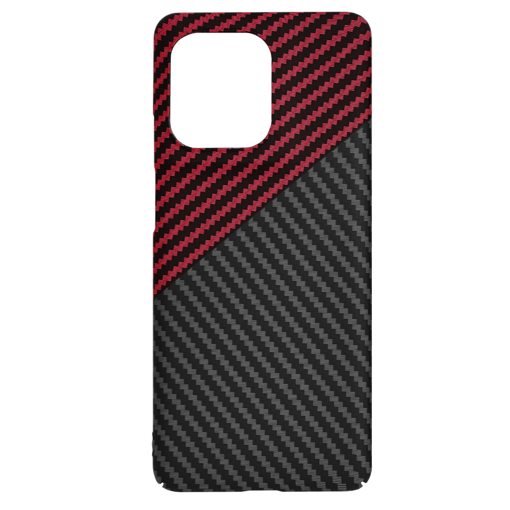Kuori Motorola Edge 50 Pro:lle, Techsuit, Carbonite FiberShell, Musta Punainen