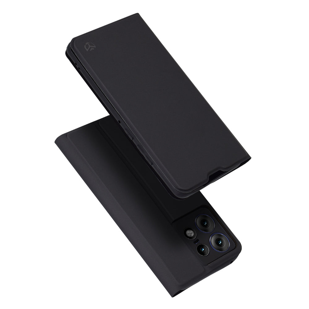 Kuori Motorola Edge 50 Pro:lle, Techsuit, Magskin Book, Musta