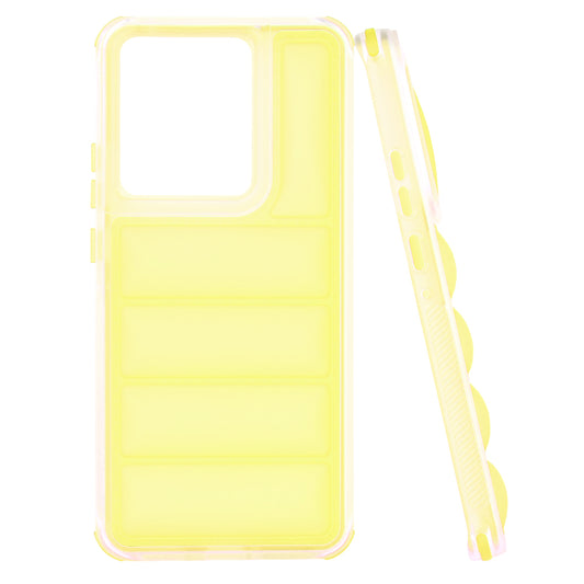 Kuori Motorola Edge 50 Pro:lle, Techsuit, Wave Shield, Keltainen