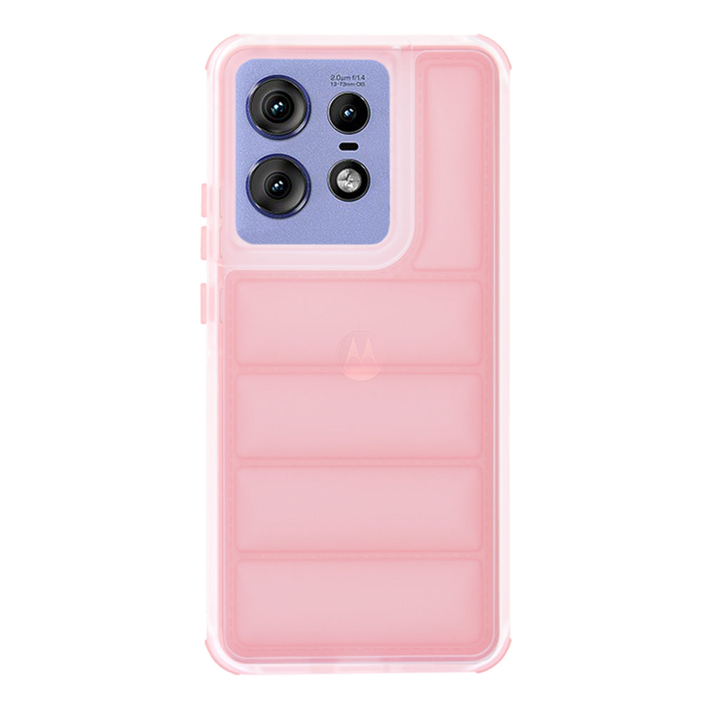 Case for Motorola Edge 50 Pro, Techsuit, Wave Shield, Pink
