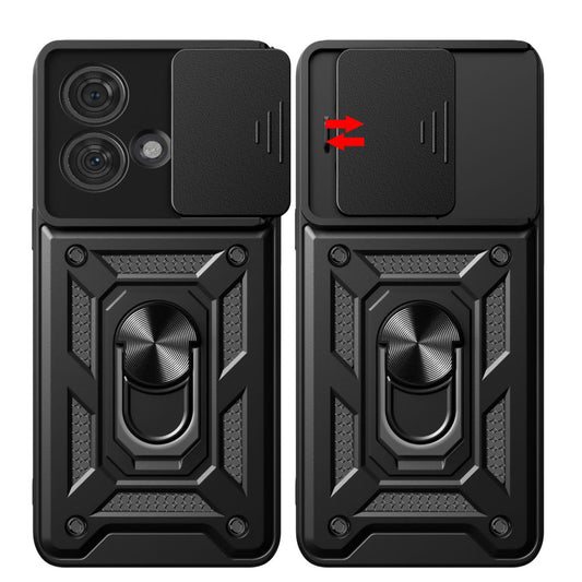 Kuori Motorola Edge 50 Ultra -puhelimelle, Techsuit, CamShield, Musta