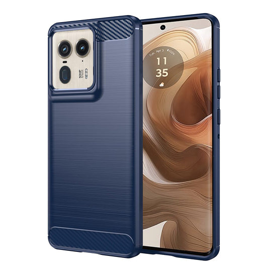 Suojakuori Motorola Edge 50 Ultra -puhelimelle, Techsuit, Hiili, Sininen