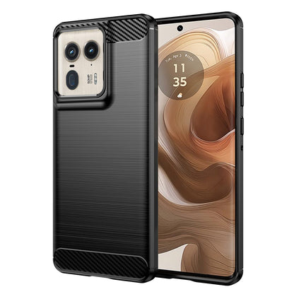Suojakuori Motorola Edge 50 Ultra -puhelimelle, Techsuit, Hiili, Musta