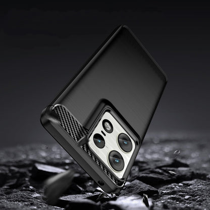 Suojakuori Motorola Edge 50 Ultra -puhelimelle, Techsuit, Hiili, Musta