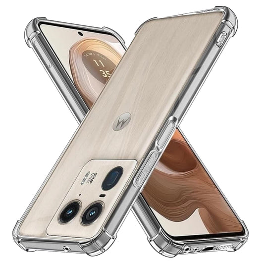 Kuori Motorola Edge 50 Ultra -puhelimelle, Techsuit, Iskunkestävä Kirkas, Läpinäkyvä