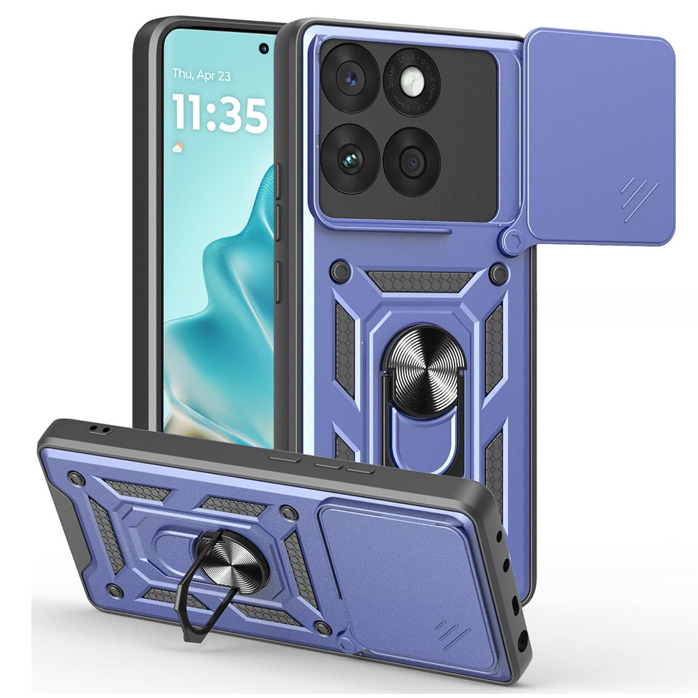 Case for Motorola Edge 60 Fusion / Edge 60, Techsuit, CamShield, Blue