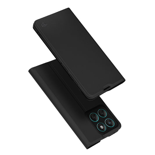 Kuori Motorola Edge 60 Fusion / Edge 60:lle, Techsuit, Magskin Book, Musta