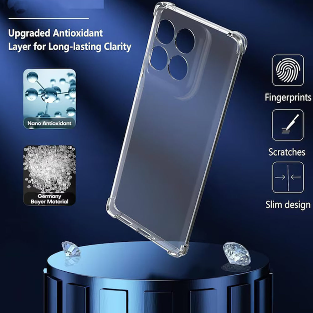 Case for Motorola Edge 60 Fusion / Edge 60, Techsuit, Shockproof Clear, Transparent