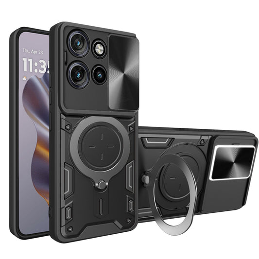 Kotelo Motorola Edge 60 Neo / Edge 50 Neo, Techsuit, CamGuard Pro, Musta