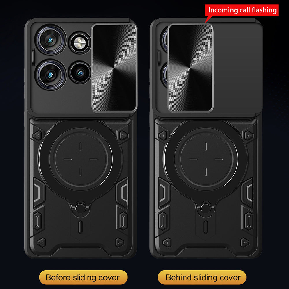 Kotelo Motorola Edge 60 Neo / Edge 50 Neo, Techsuit, CamGuard Pro, Musta