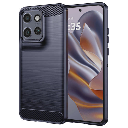 Suojakotelo Motorola Edge 60 Neo / Edge 50 Neo, Techsuit, Hiili, Sininen