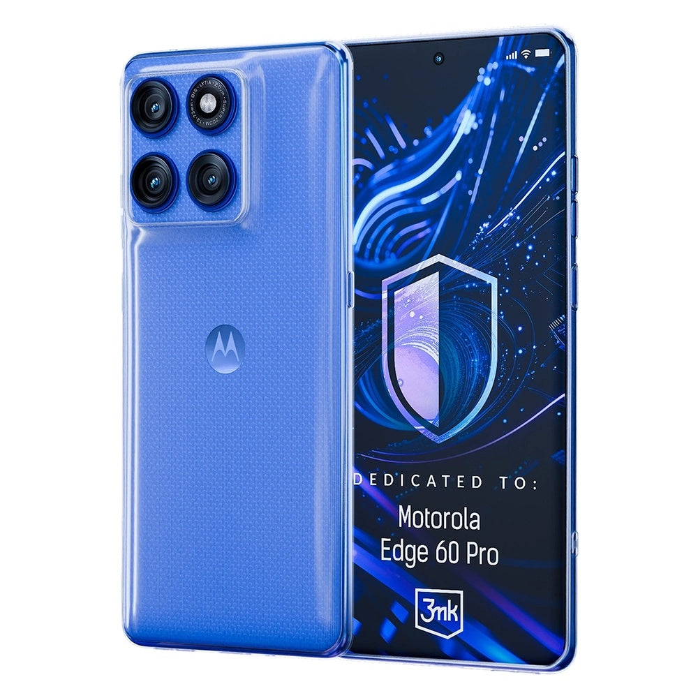 Kuori Motorola Edge 60 Pro:lle, 3MK, Kirkas, Läpinäkyvä