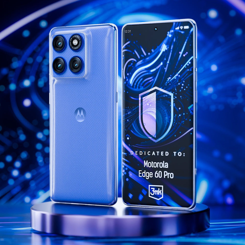 Kuori Motorola Edge 60 Pro:lle, 3MK, Kirkas, Läpinäkyvä