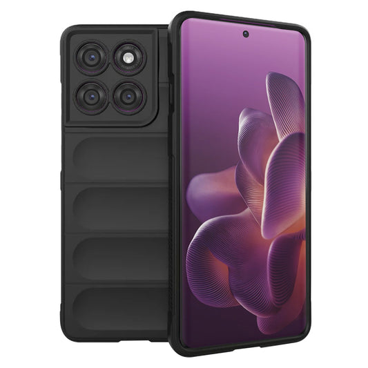 Kuori Motorola Edge 60 Pro:lle, Techsuit, Magic Shield, Musta