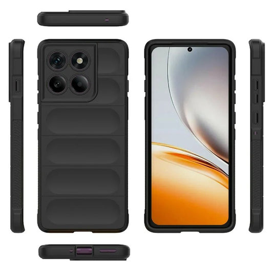 Kuori Motorola Edge 60 Pro:lle, Techsuit, Magic Shield, Musta