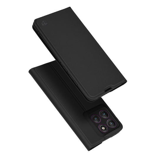 Kuori Motorola Edge 60 Pro:lle, Techsuit, Magskin Book, Musta