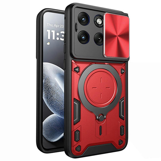 Suojakuori Motorola Edge 70 Fusionille, Techsuit, CamGuard Pro, Punainen