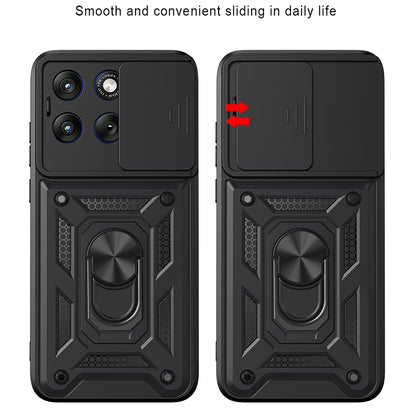 Kotelo Motorola Edge 70 Fusion, Techsuit, CamShield, Sininen