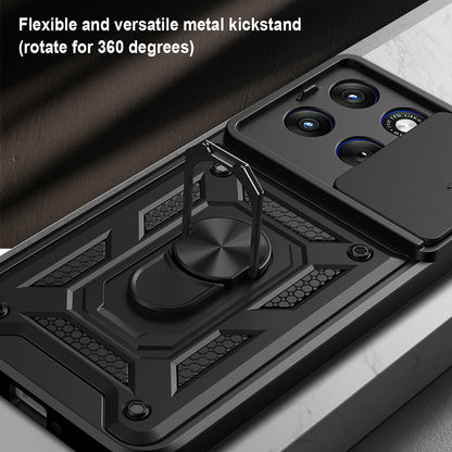 Kotelo Motorola Edge 70 Fusion, Techsuit, CamShield, Sininen
