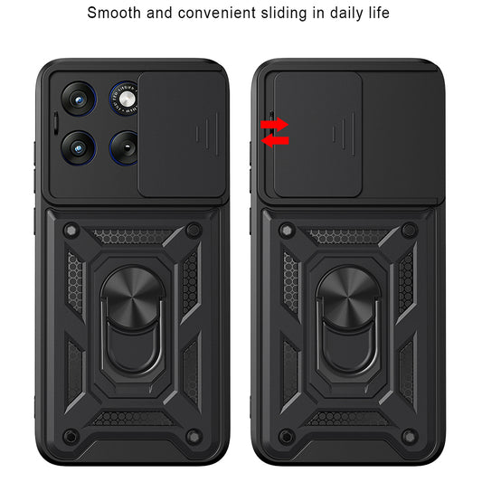 Kuori Motorola Edge 70 Fusionille, Techsuit, CamShield, Vaaleanpunakultainen
