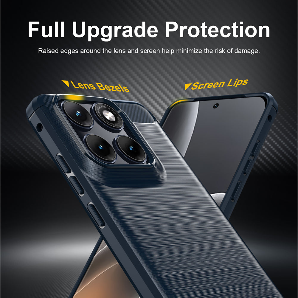 Suojakuori Motorola Edge 70 Fusionille, Techsuit, Hiili, Sininen