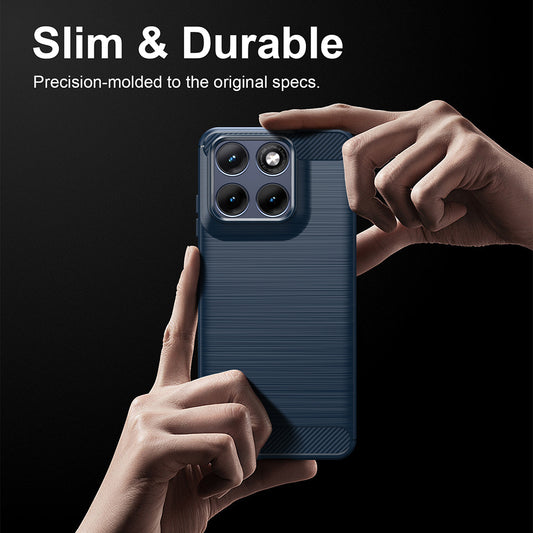 Suojakuori Motorola Edge 70 Fusionille, Techsuit, Hiili, Sininen
