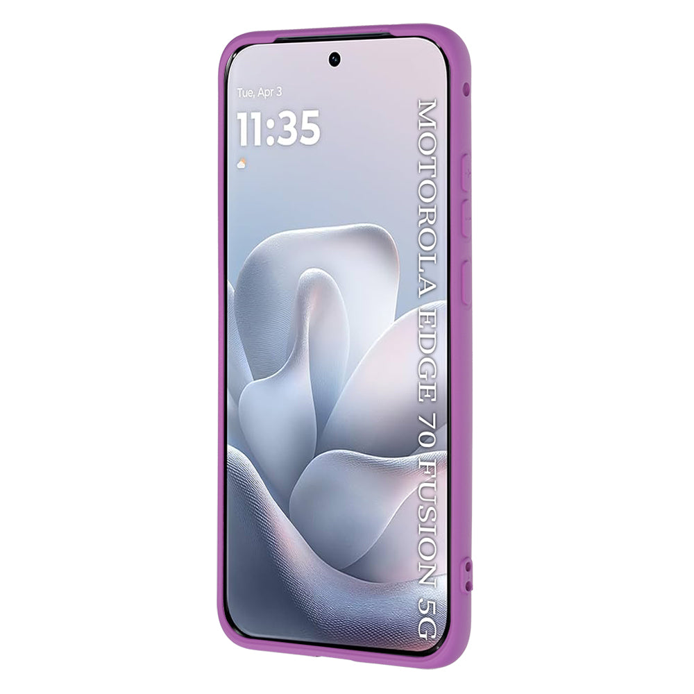 Suojakuori Motorola Edge 70 Fusionille, Techsuit, SoftFlex, Violetti