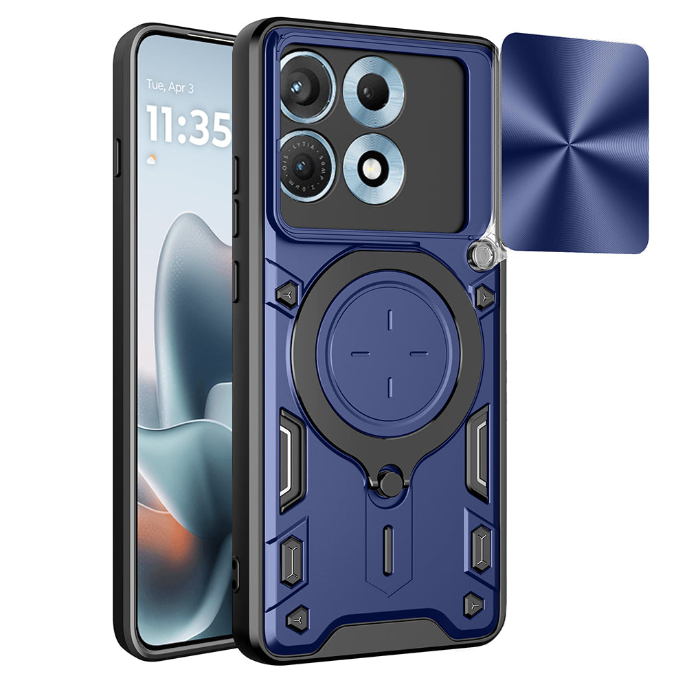 Kuori Motorola Edge 70 Maxille, Techsuit, CamGuard Pro, Sininen