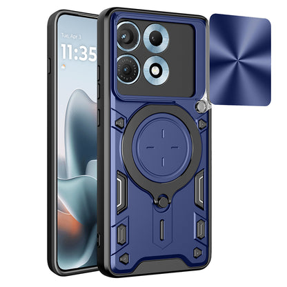Kuori Motorola Edge 70 Maxille, Techsuit, CamGuard Pro, Sininen