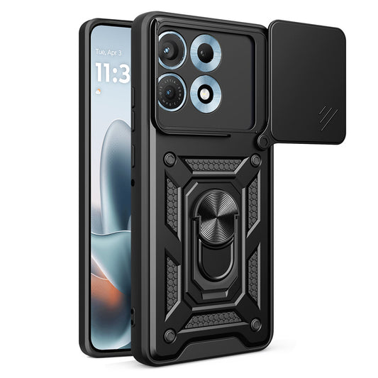 Kuori Motorola Edge 70 Maxille, Techsuit, CamShield, Musta