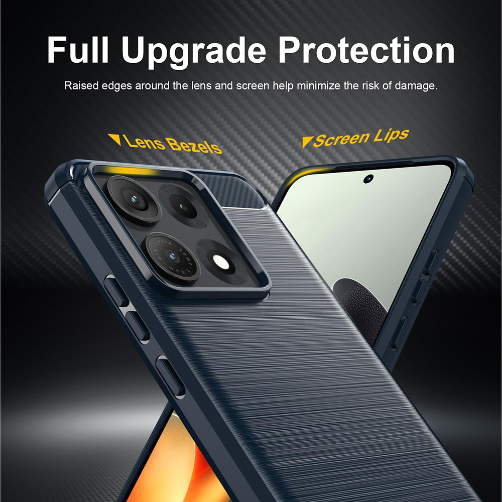 Suojakuori Motorola Edge 70 Maxille, Techsuit, Hiili, Sininen