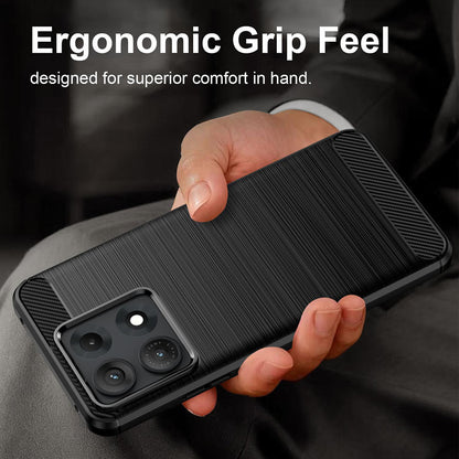Suojakuori Motorola Edge 70 Maxille, Techsuit, Hiili, Musta