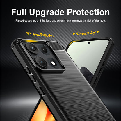 Suojakuori Motorola Edge 70 Maxille, Techsuit, Hiili, Musta