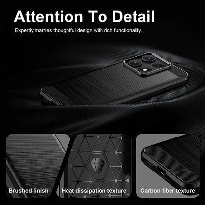 Suojakuori Motorola Edge 70 Maxille, Techsuit, Hiili, Musta