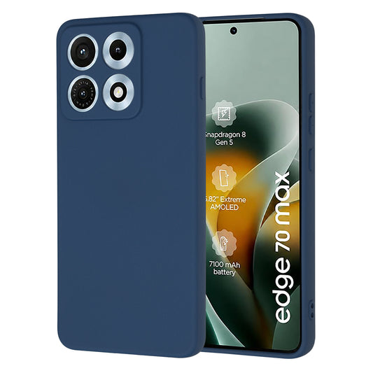 Kuori Motorola Edge 70 Max:lle, Techsuit, SoftFlex, Laivastonsininen