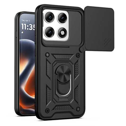 Kuori Motorola Edge 70 Pro:lle, Techsuit, CamShield, Musta