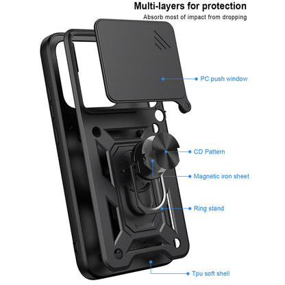 Case for Motorola Edge 70 Pro, Techsuit, CamShield, Rose Gold