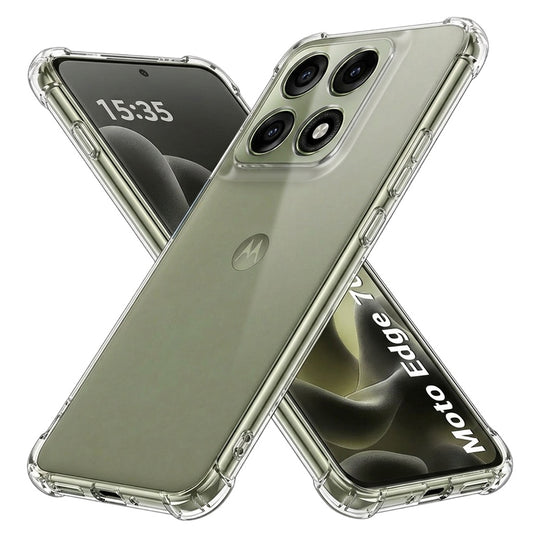 Suojakuori Motorola Edge 70 Pro:lle, Techsuit, Iskunkestävä Kirkas, Läpinäkyvä