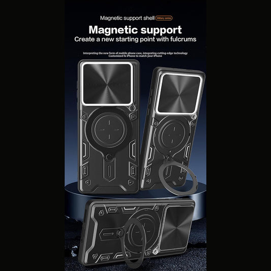 Kotelo Motorola Edge 70:lle, Techsuit, CamGuard Pro, Sininen