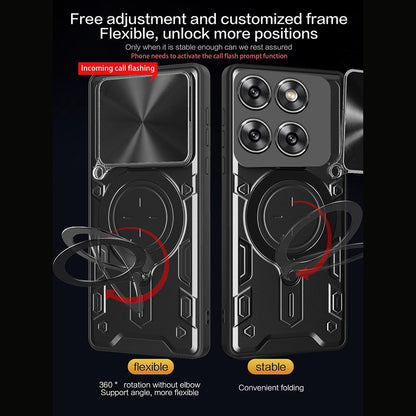 Case for Motorola Edge 70, Techsuit, CamGuard Pro, Black