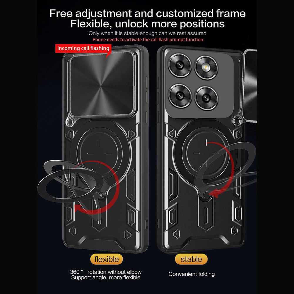 Case for Motorola Edge 70, Techsuit, CamGuard Pro, Rose Gold