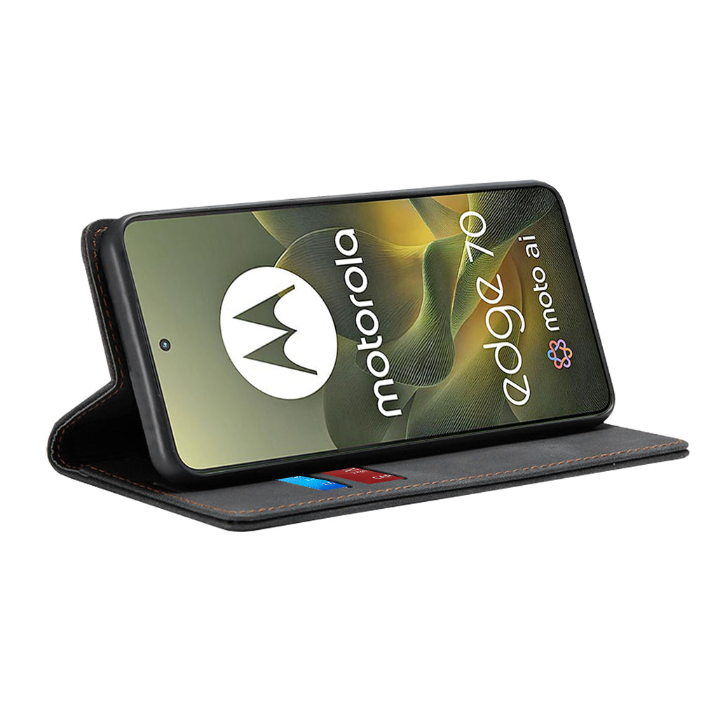 Case for Motorola Edge 70, Techsuit, Confy, Black
