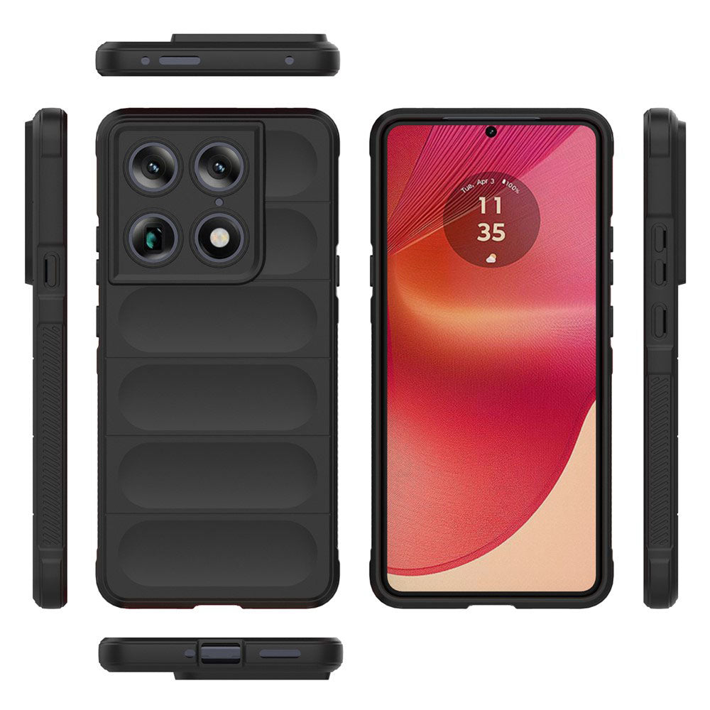 Kuori Motorola Edge 70 Ultra / Signature -puhelimelle, Techsuit, Magic Shield, Musta