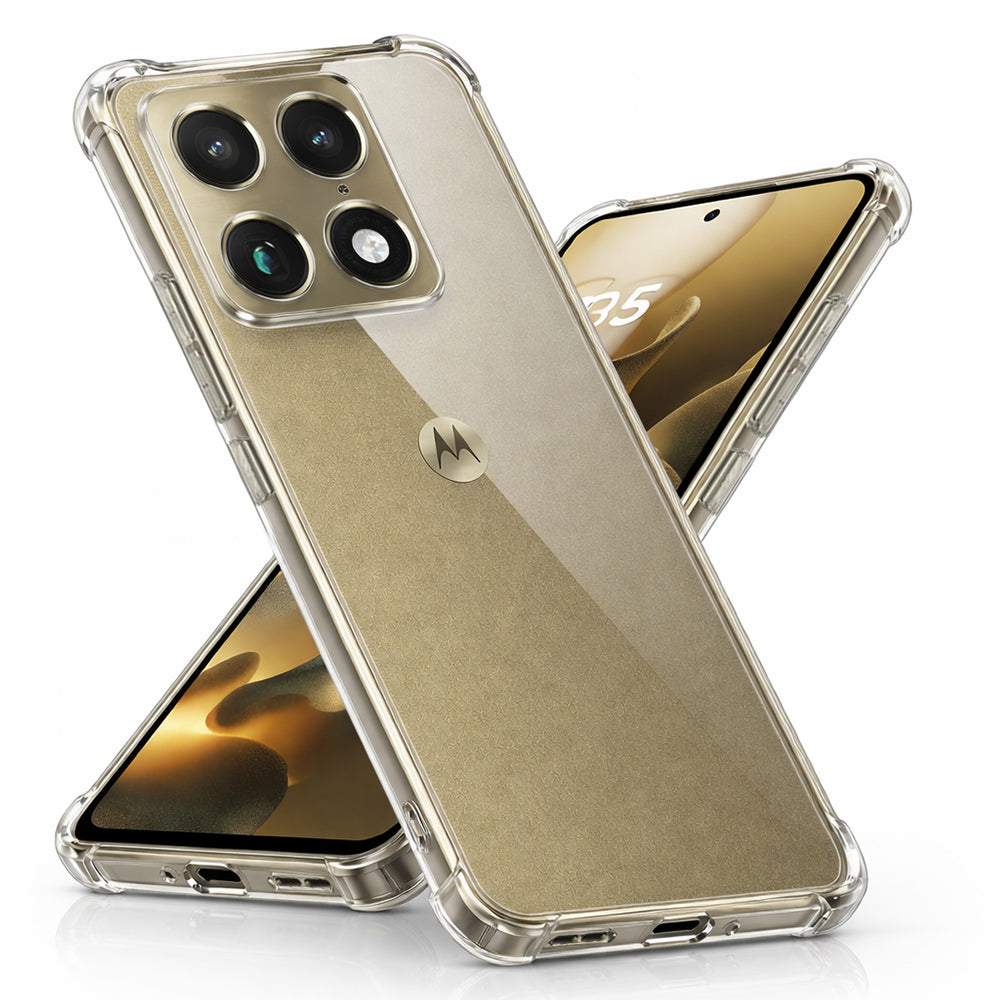 Kotelo Motorola Edge 70 Ultra / Signature, Techsuit, Iskunkestävä Läpinäkyvä, Läpinäkyvä